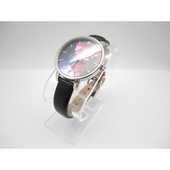 Women Ted Baker Floral Quartz WR Analog 37mm Round Watch (H995) "New Battery" - Picture 7 of 10